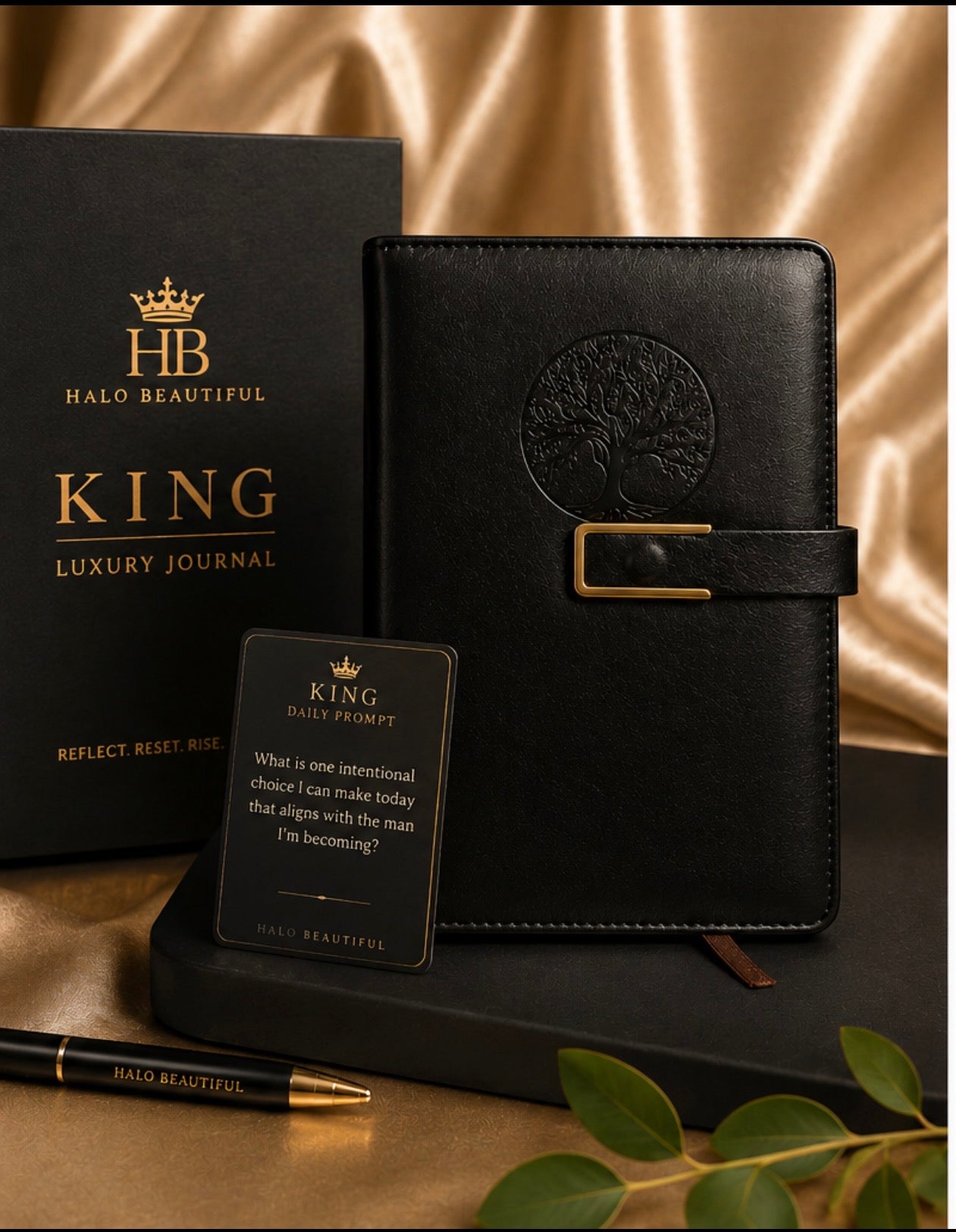 Halo Beautiful KING Luxury Journal