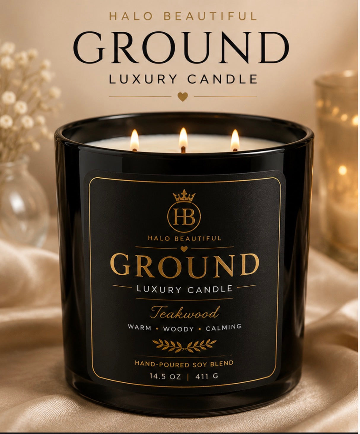 Halo Beautiful Ground Luxury Candle