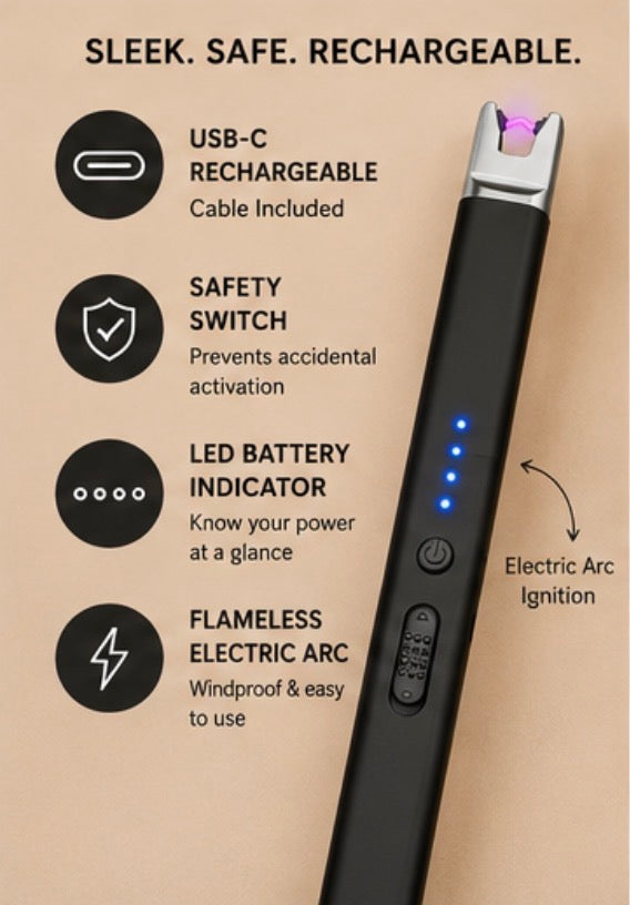 Halo Beautiful USB Rechargeable Candle Lighter